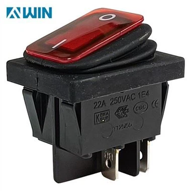 IP67 4 Pin Rocker Switch